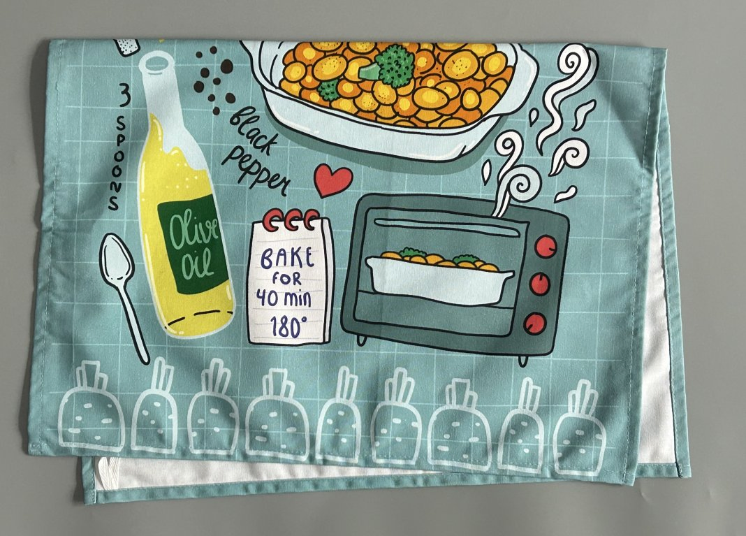 Custom Digital Printed Napkins Tea Towels