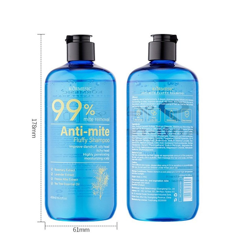 Online Wholesale and Retail Natural Plant Body Wash Refreshing Anti-Mite Fluffy Hair Shampoo and Hair Conditioner 3PCS Set