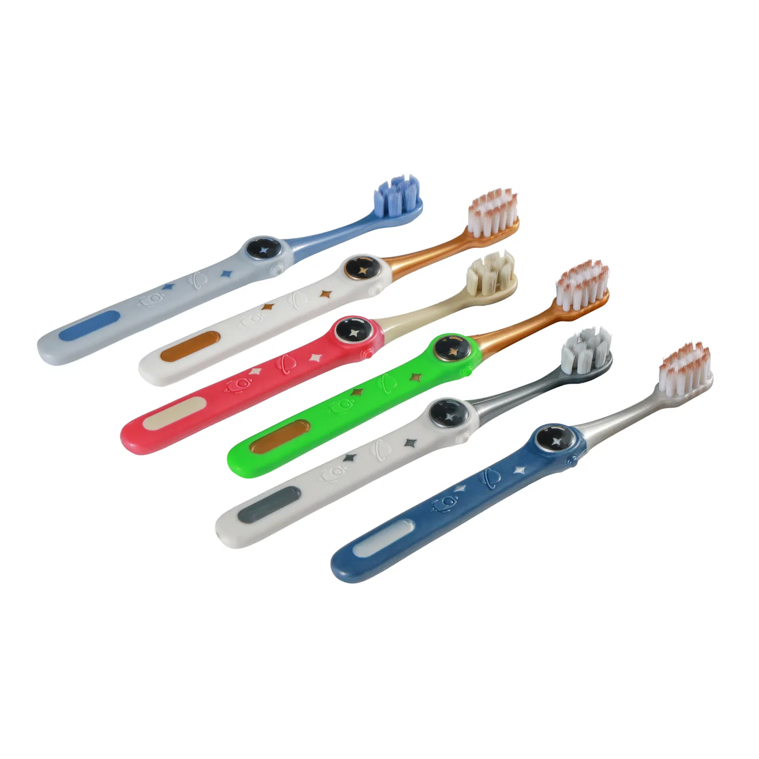 Soft Bristles Cartoon DuPont Tynex Bristles TPE Kids Child Toothbrush