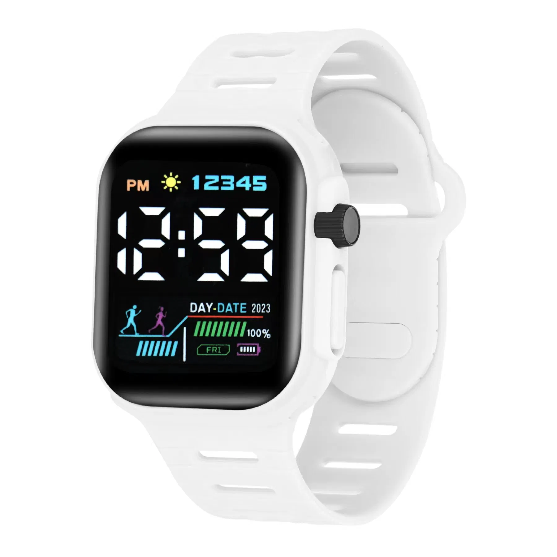 Cross-Border Square LED Electronic Watches; Fashionable and Versatile Gift Watches for Students