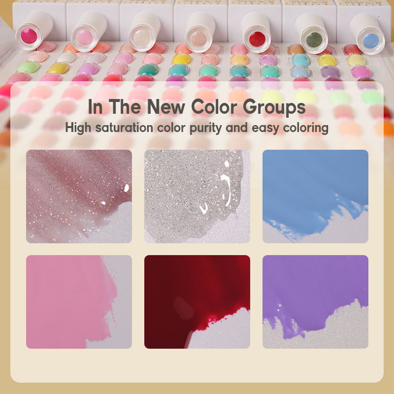 R S Nail Wholesales 3 Step Gel Italy UV Nail Polish Hema Free 216 Colors Private Label Vegan 15ml Pure Color Gel for Nail Beaut