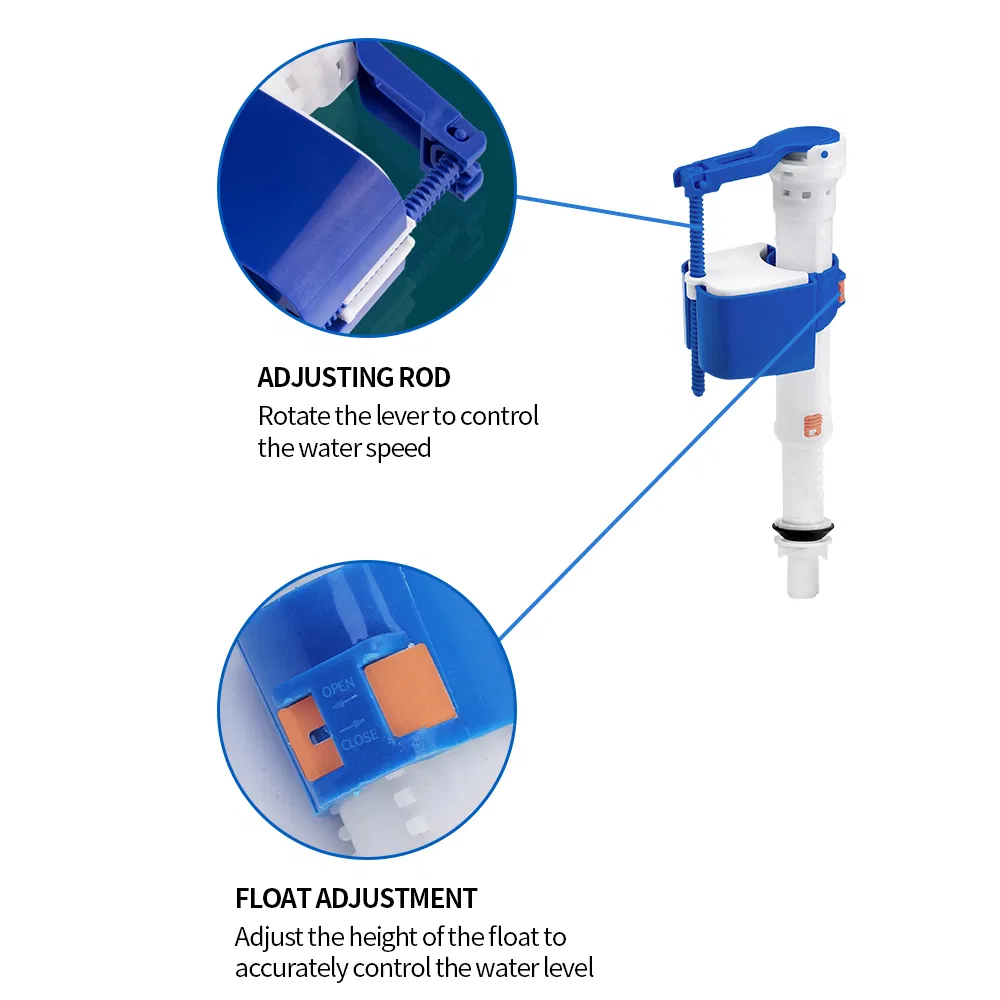 Toilet Water Tank High Pressure Inlet Valve Fitting Toilet Flush Valve
