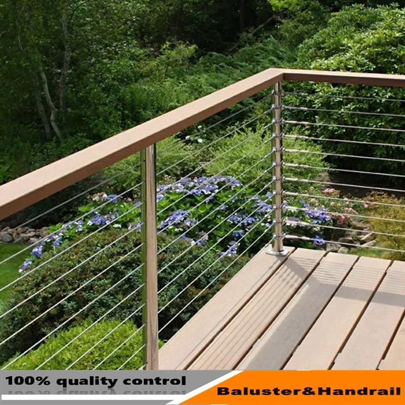 Stainless Steel Wire Cable Railing Steel Steel Handrail Stainless Steel Stair Handrail Stainless Steel Fence Staircase Railing