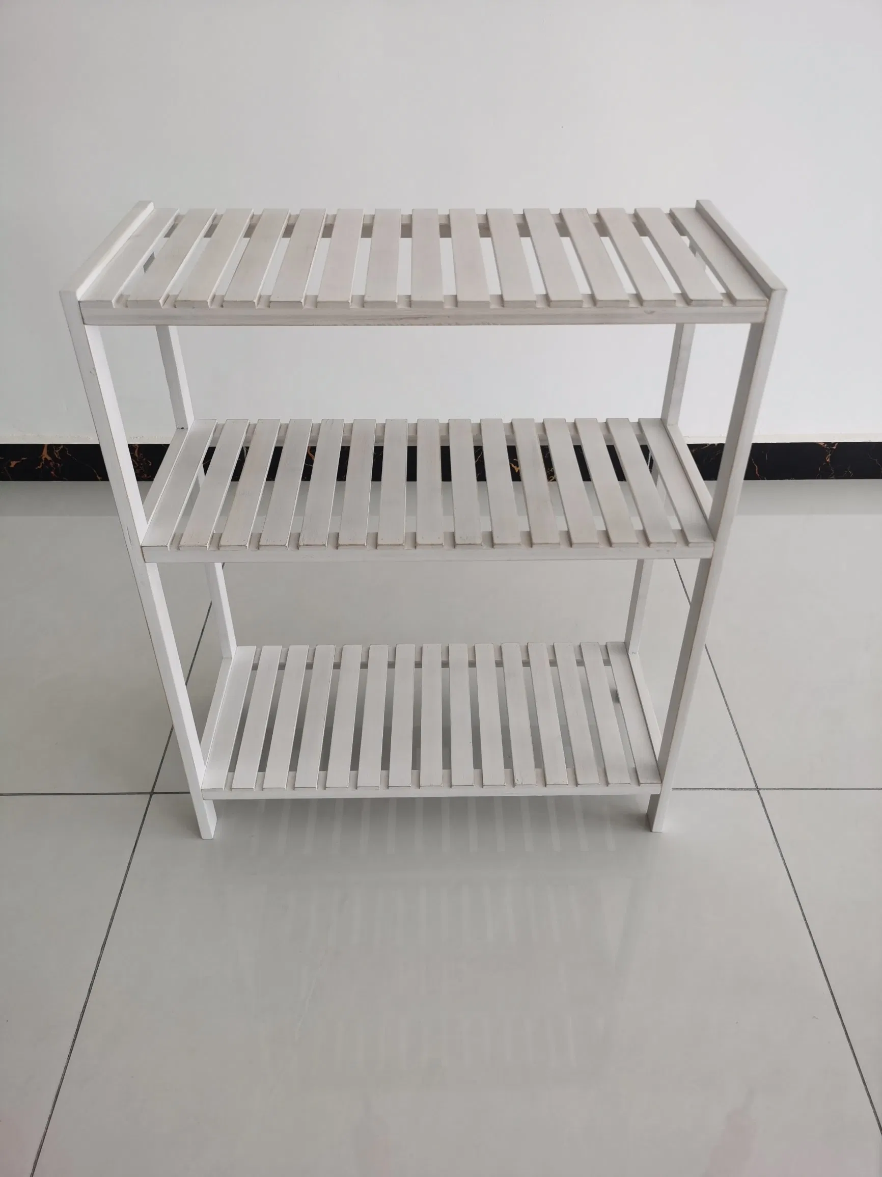 Wholesale Reclaimed Wood Garden Folding Eco Wooden Flower Stand Shelf