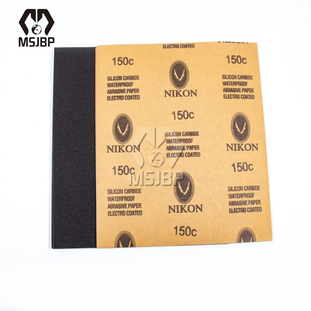 Nikon Black Silicon Carbide Waterproof Sandpaper