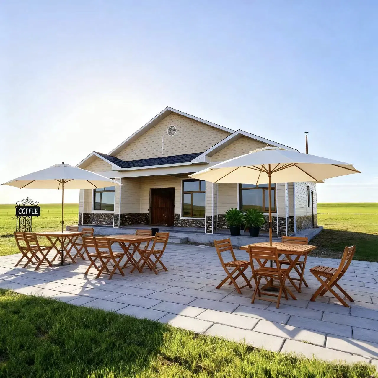 Quick Install Modular Spacious Prefab Villa House with Customizable Layout