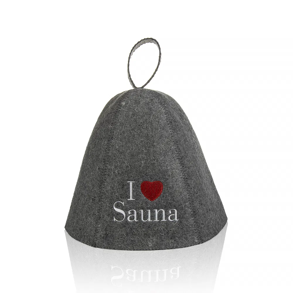 Custom All-Over Printed Embroidered Wool Sauna Hat Eco-Friendly Reusable Fashionable Sauna Hat Soft Your Custom Logo