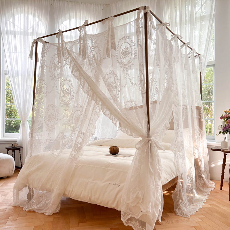 OEM Three-Door Superior Homestay Palace Landing Princess Style Mosquito Net