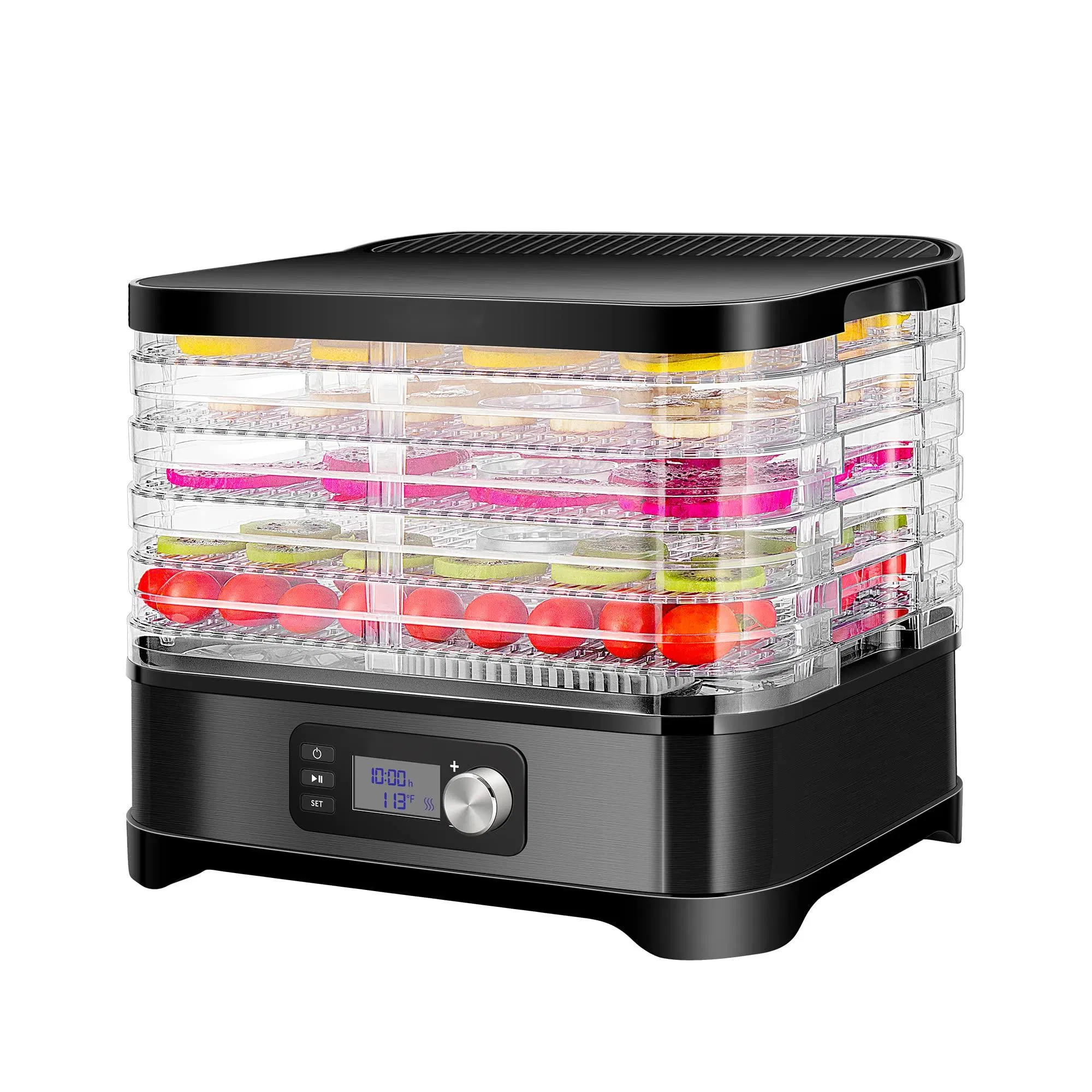 Fruit Vegetable Meat Beef Temperature Control Digital Timer Electric Machine Food Dehydrator