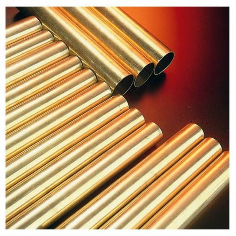Large Inventory C11000 C12200 ASTM B8 Seamless Copper Pipe Brass Tube Copper Tube Pipe Cutting Processing Manufacturers Air Conditioning Copper Pipe