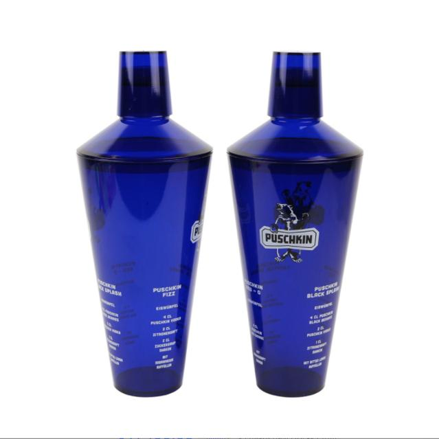 Прозрачный коктейльный шейкер с логотипом