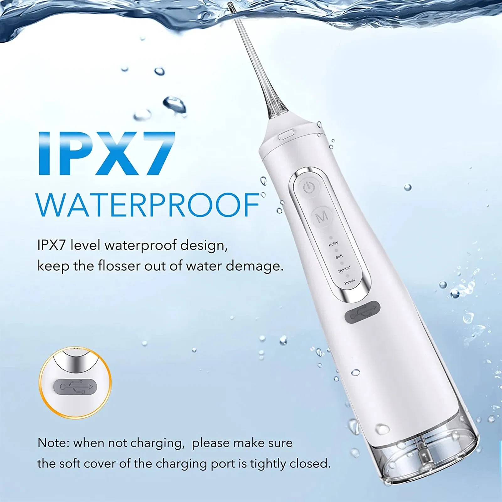 Oral Irrigator Cheap Wholesale Ipx7 Waterproof Electric Teeth Cleaning Device Home Travel Dental Floss Water Flosser