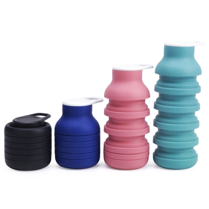Foldable Silicone Water Bottle Portable Outdoor Travel Cup Lightweight Bike Water Bottle