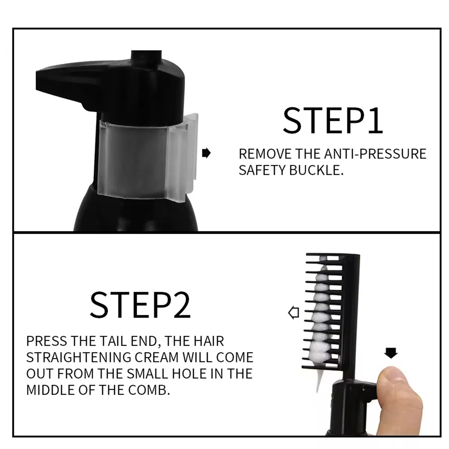 Professional Organic Natural Hair Straightening Cream