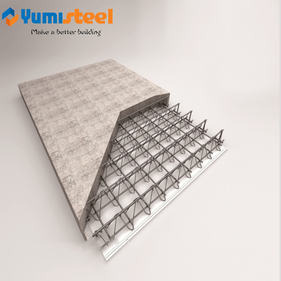 M-Model/605 Fire Resistance&Anti-Corrosion Steel Bar Truss Decking Sheets