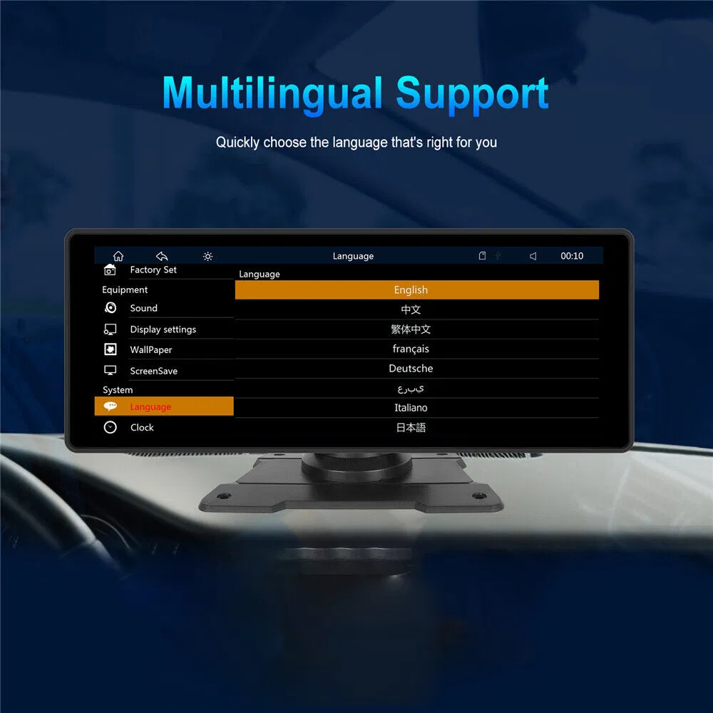 Портативный мультимедиа-плеер W509A с CarPlay и Android Auto