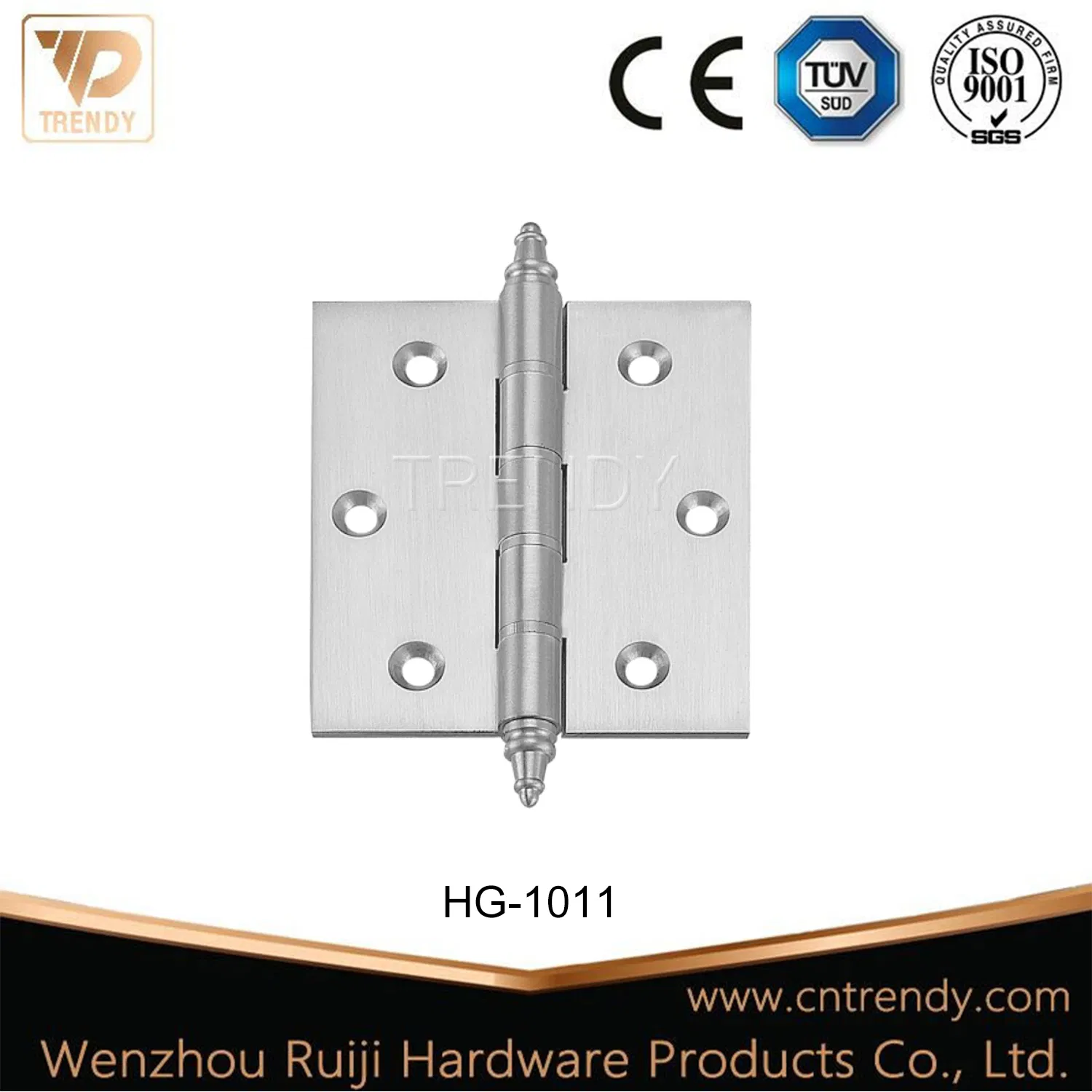 High Quality Ball Bearing Brass Hinge for Wooden Doors Window Furniture Hinge (HG-1012)