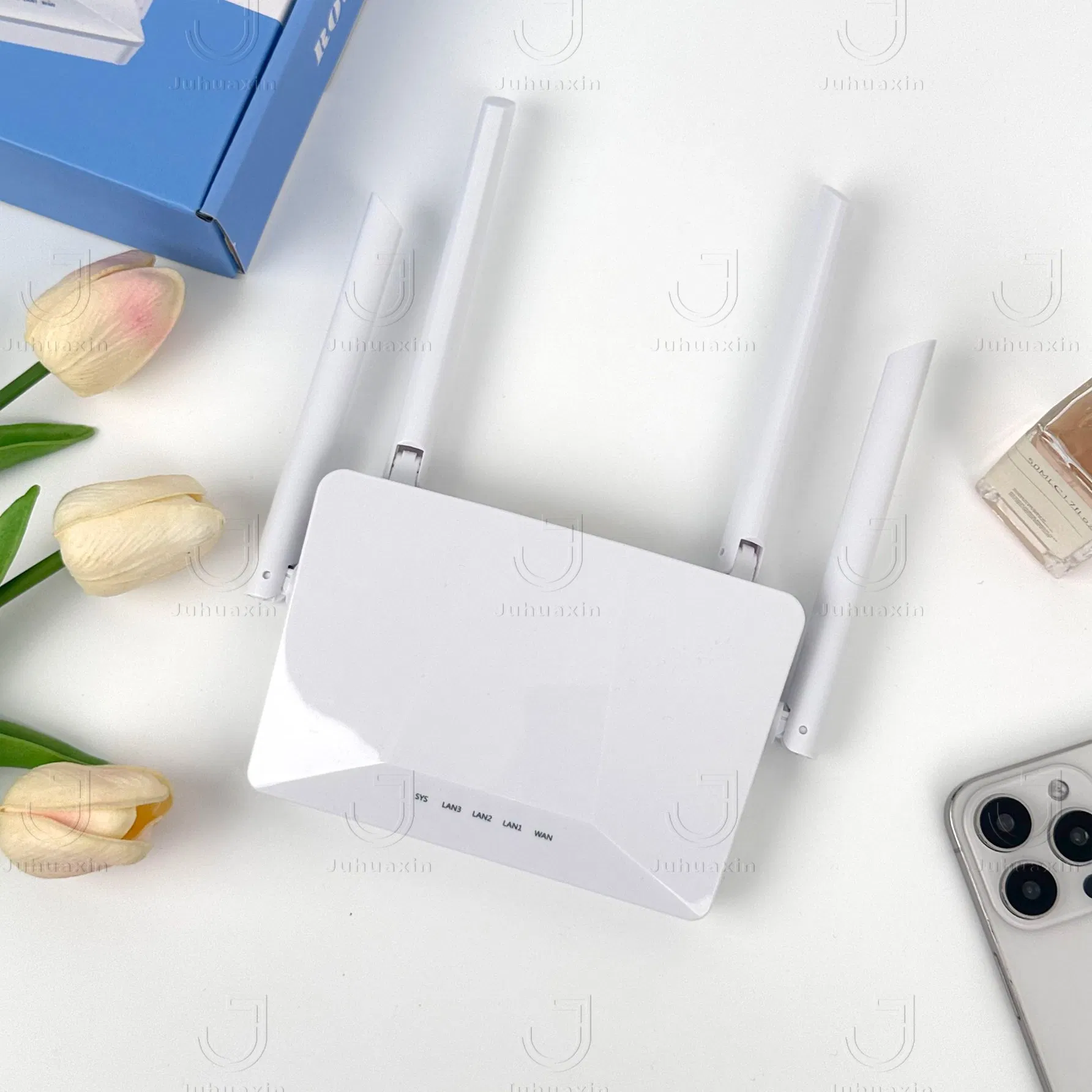 Lb-Link CPE300m ODM Factory Price Wholesale Ax300 Wi-Fi 6 4G CPE Enrutador EU Band 300Mbps 2 X 5dBi Router for Home Gaming Travel