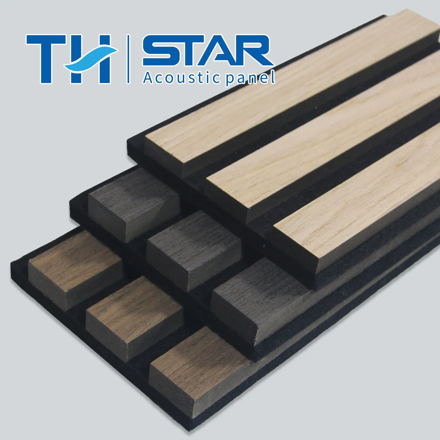 Villa MDF Wood Fiber Acoustic Tile Soundproof Board Slats Laminated Acoustic Panel