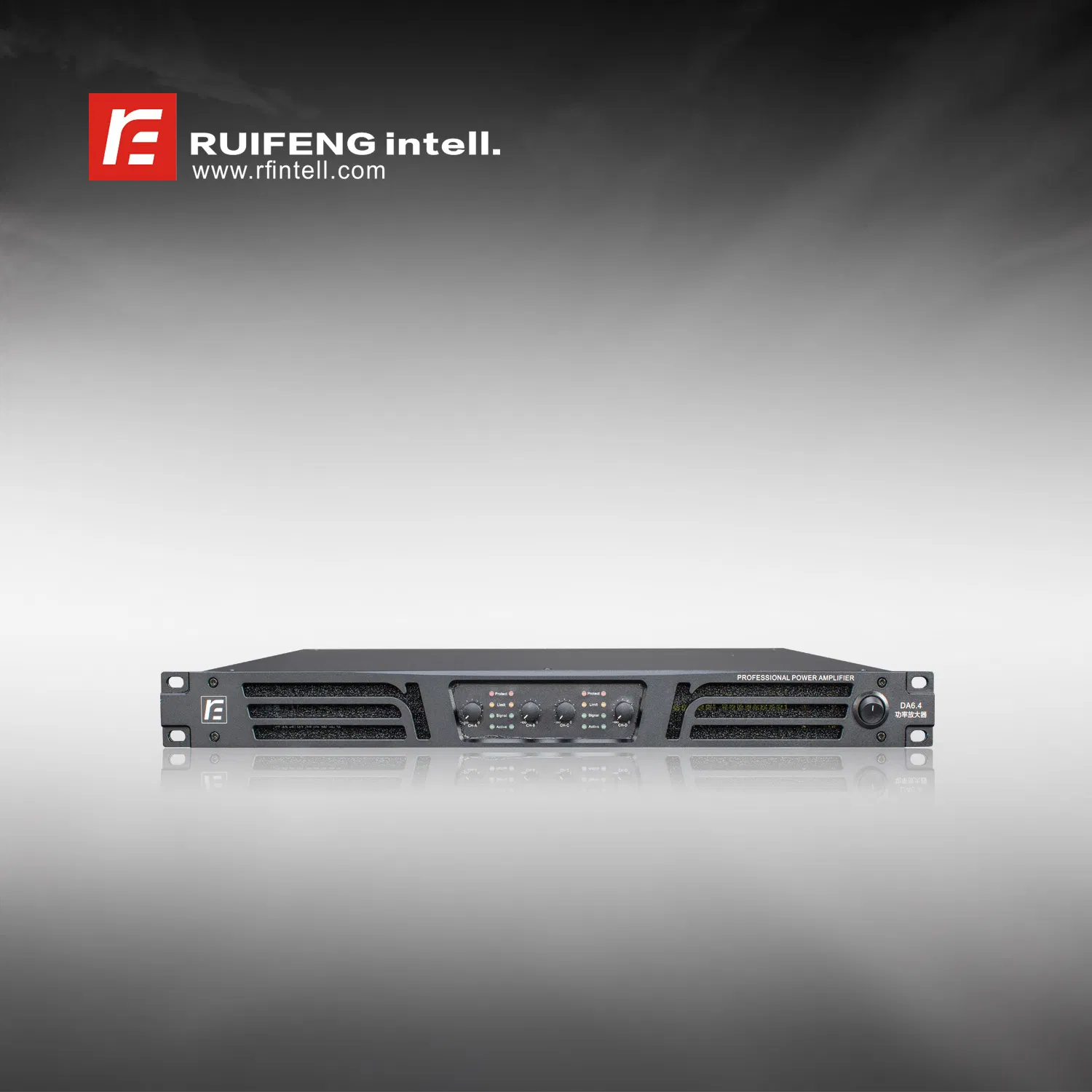 4X250W 4 Channel Power Amplifiers with DSP