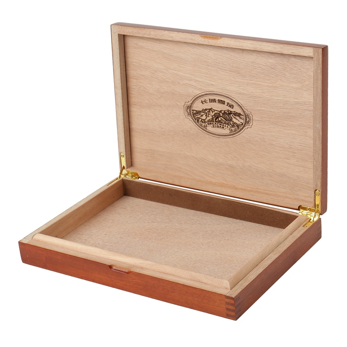 Wholesale High-End Spanish Cedar Humidor Box Mahogany Cigarette/Tobacco Box Cigar Humidor