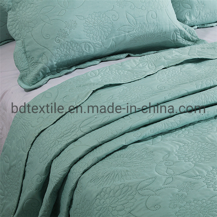 Polyester Ultrasonic Quilts Sheets Bed Bedding Set