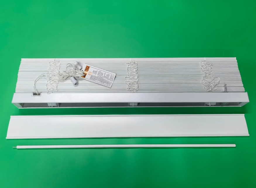 Cordless Window Horizontal Venetian Blinds Curtains Faux Wood