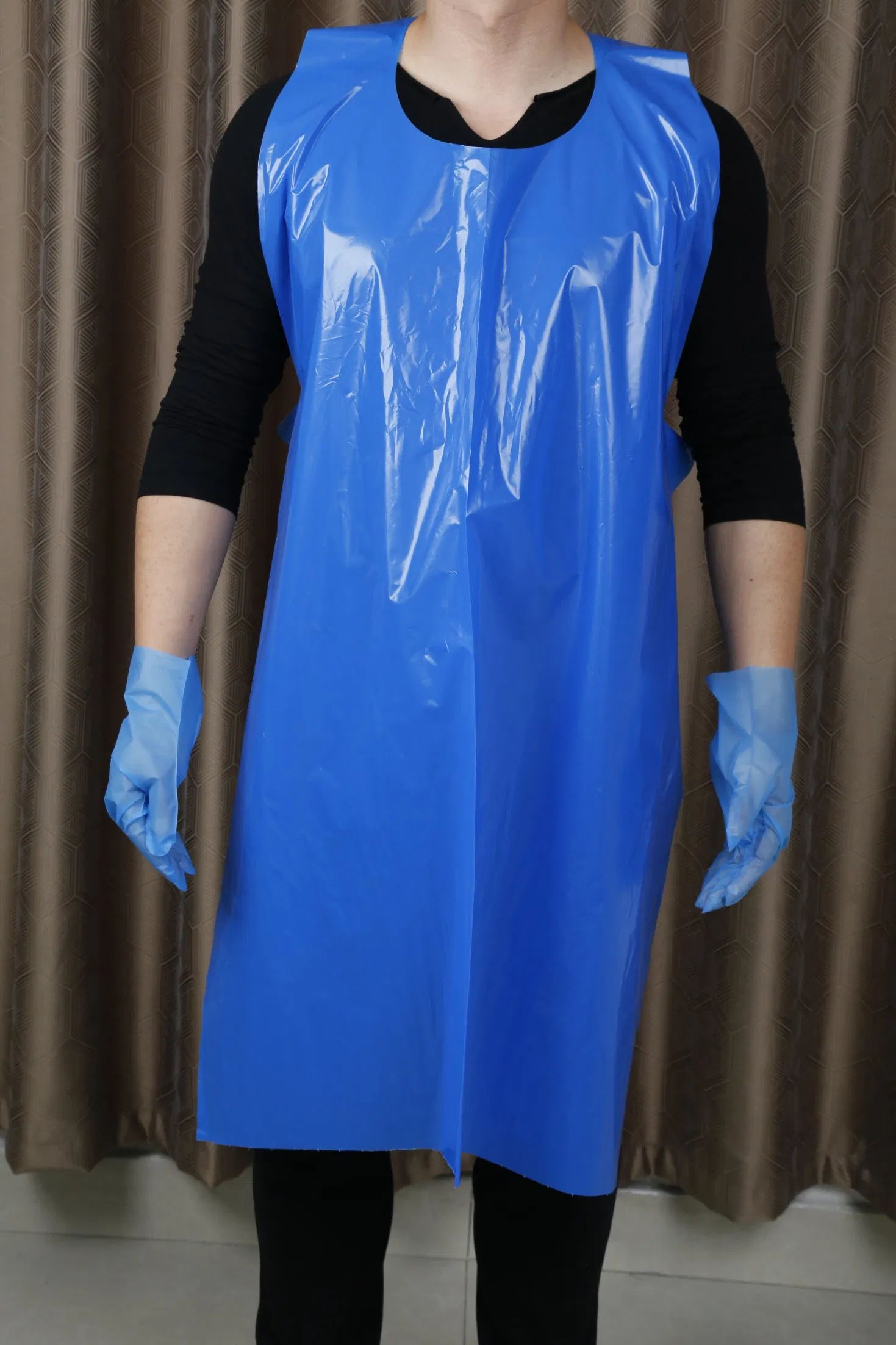 Waterproof Medical/Hospital/Dental/PP/Nonwoven/Poly/HDPE/LDPE/ Disposable Plastic PE Aprons for Food Processing Industry Service/Hotel/Restaurant Cooking/Safety