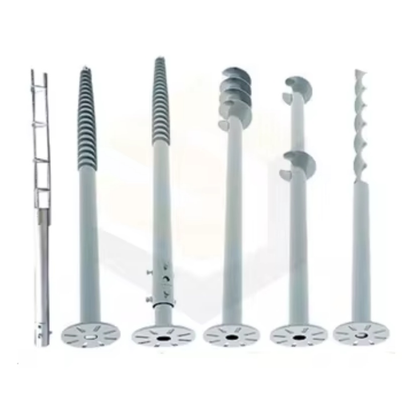 Q235 Helical Piers Hot DIP Galvanized Ground Screw Pile