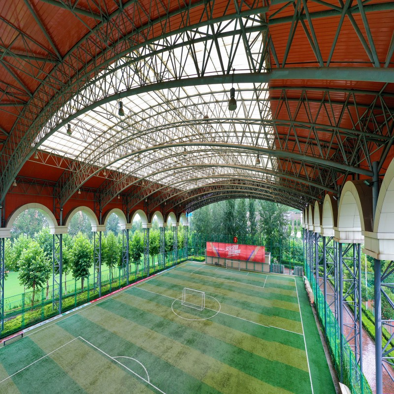 Hot-Rolled Steel Prefabricated Industrial Large Steel Structure Stadium Building