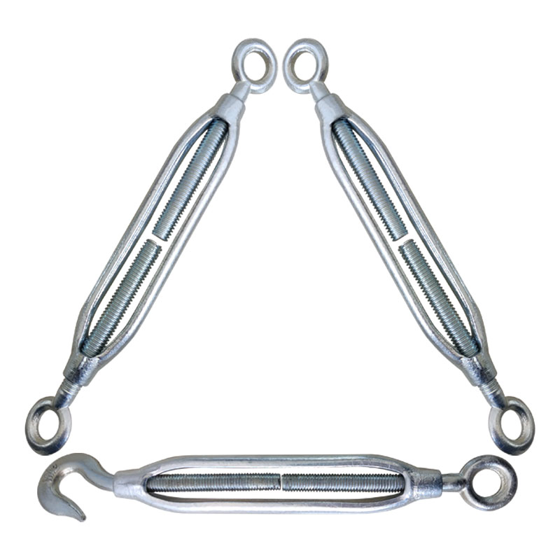 Drop Forged Q235 Galvanized Steel JIS Type Eye to Eye Turnbuckle