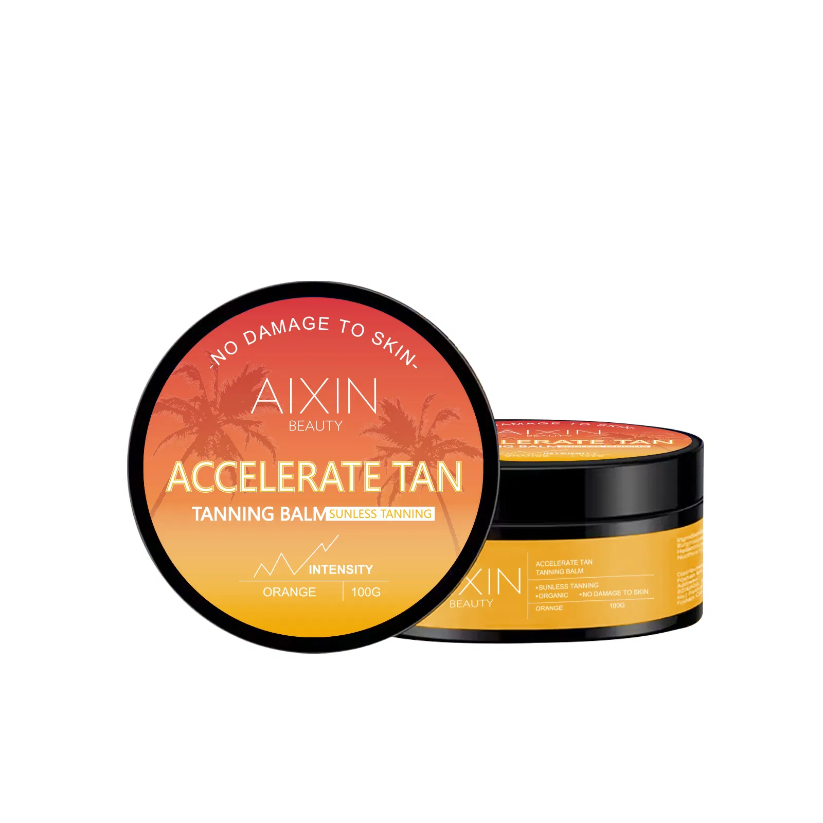 Beauty Skin Care Product Orange Intensive Tanning Gel Accelerator Tanning Lotion