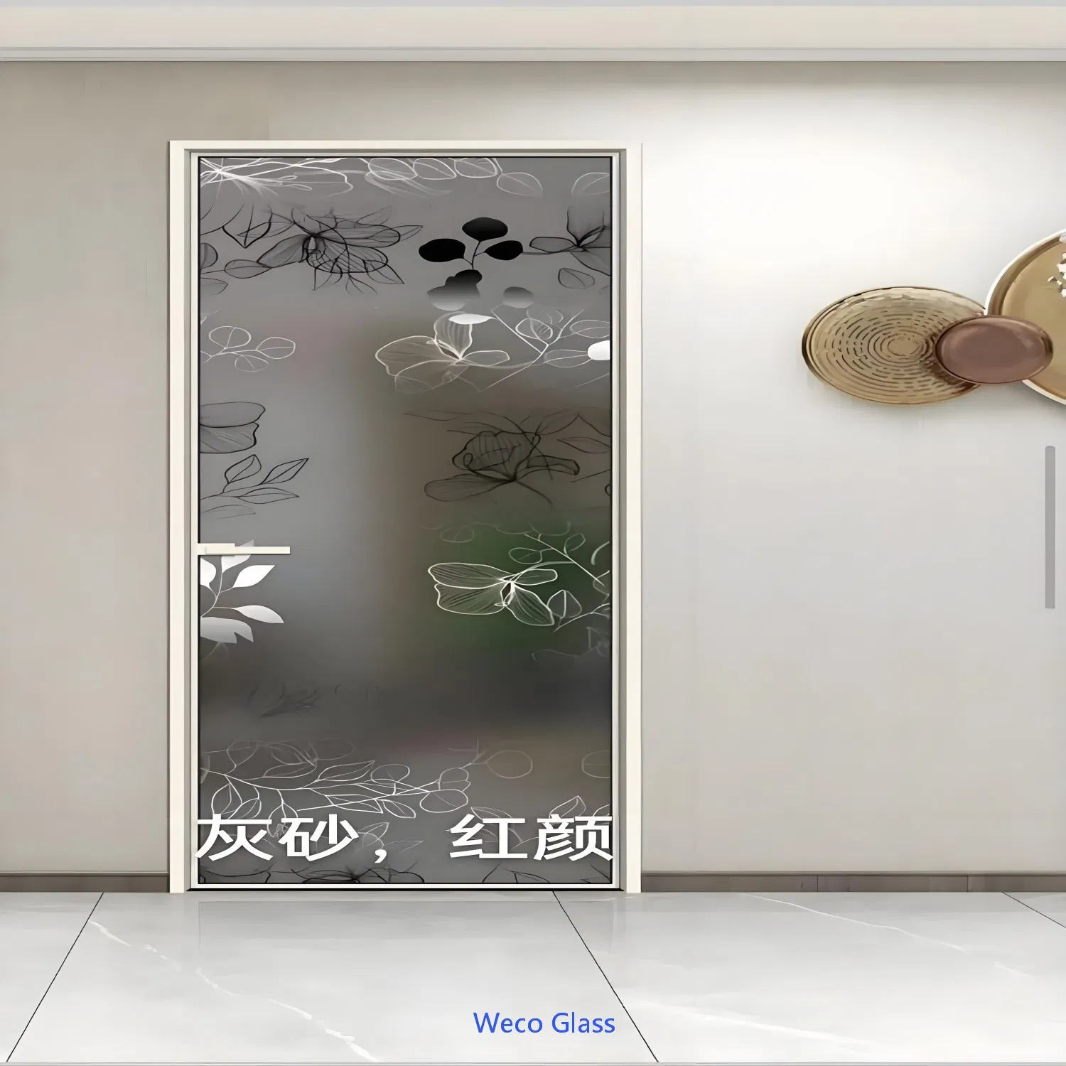 China Professional Manufacturer OEM Customized Frosted Acid Etched Glass