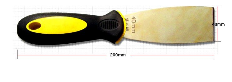 Brass Putty Knife with Plastic Handle Non Sparking Scrapers