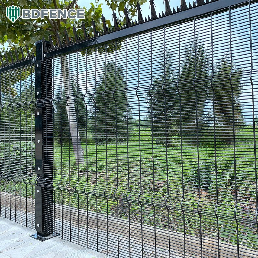 High Security 358 Anti-Climb Fence with Powder Coated Metal Wire Mesh