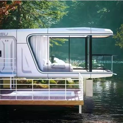 Cabin Bird Prefab Space Capsule House with Bed Cabin Hotel Sleep Pod Home Outdoor Luxury Pod Space Capsule House
