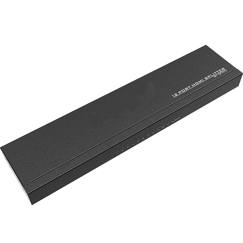 4K 30Hz HDMI Splitter 1 in 12 out, Firstone 1X12 1 Computer 12 Monitor + Power Adapter HDMI Splitter