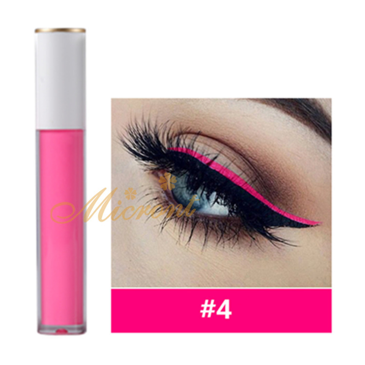 Private Label Logo Colorful Liquid Eye Shadow Pen Bright-Colored Liquid Eyeliner