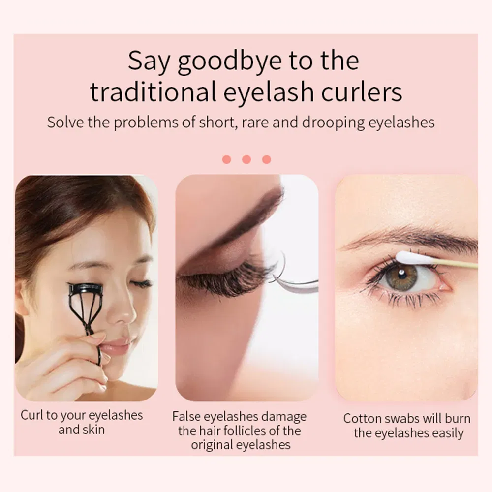 Portable Battery Operated ABS Electric Lady Eyelash Curler