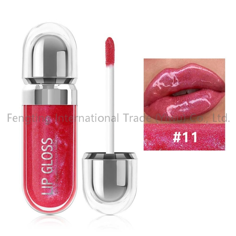 Wholesale Clear Lip Gloss Customized Lipgloss Plumper Tube Glossy Private Label Lip Oil Pink Makeup Lipgloss