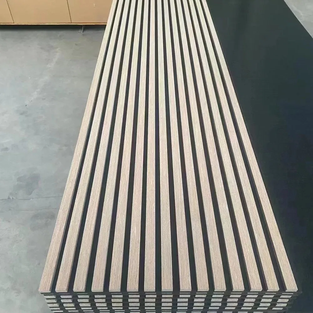 Elegant Wooden Slat Acoustic Panels for Effective Noise Control