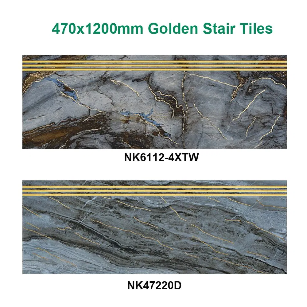 Золотые ступенчатые плиты 470x1200 мм