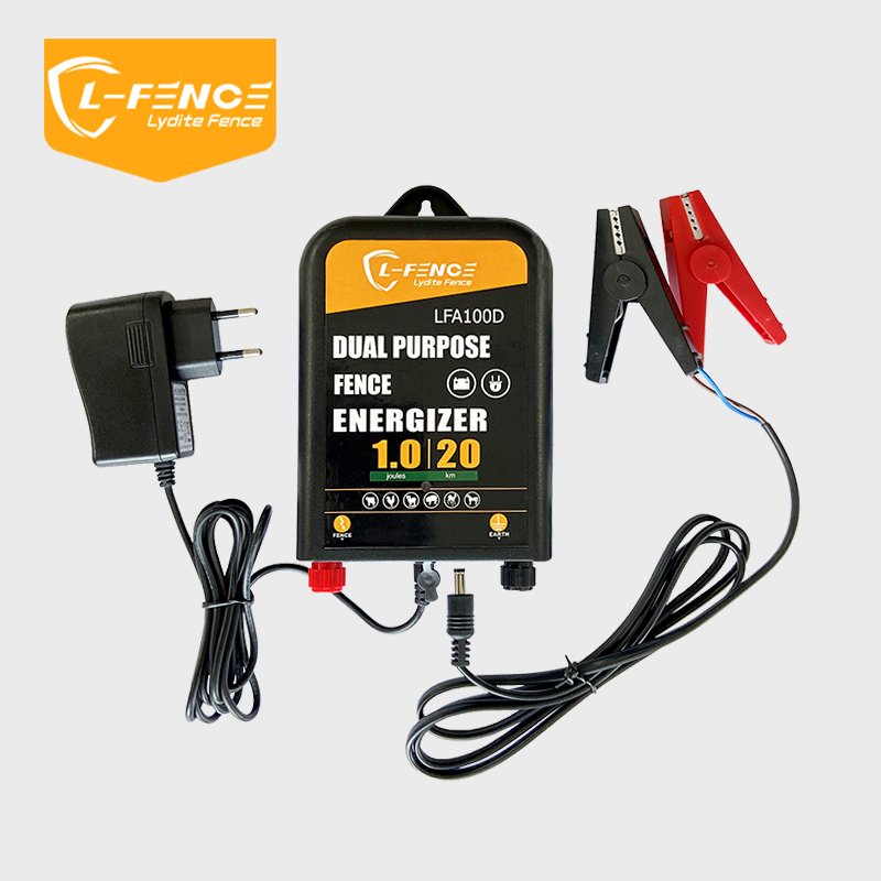 Dual Purpose Fence Charger Electric Fencing Energizer for Cattle