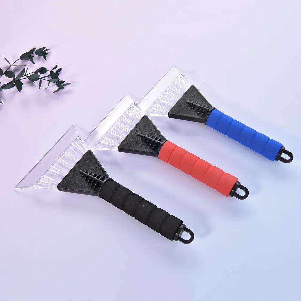 Durable Snow Ice Shovel Removal with Soft Non-Slip Grip Scraper