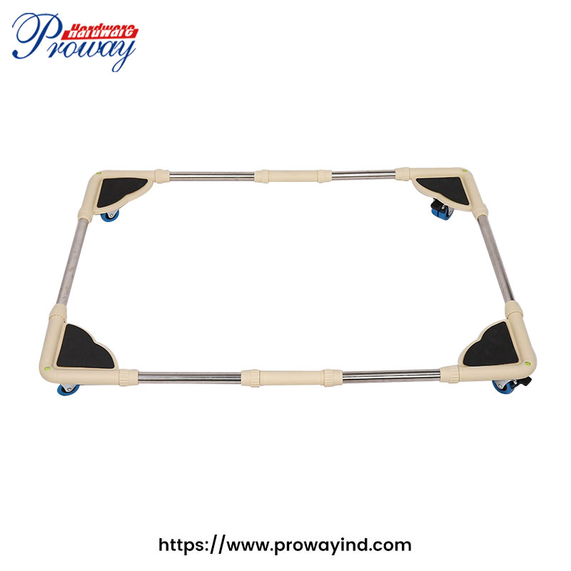 High Quality 4 Wheel Washing Machine Refrigerator Fridge Trolley Movable Adjustable Washing Machine Base Stand/