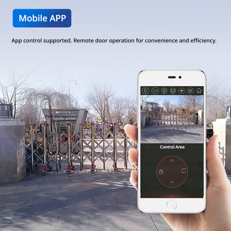 Industrial Gate Saudi Silent Operation Main Gates Retractable Stainless Steel Retractable Gate