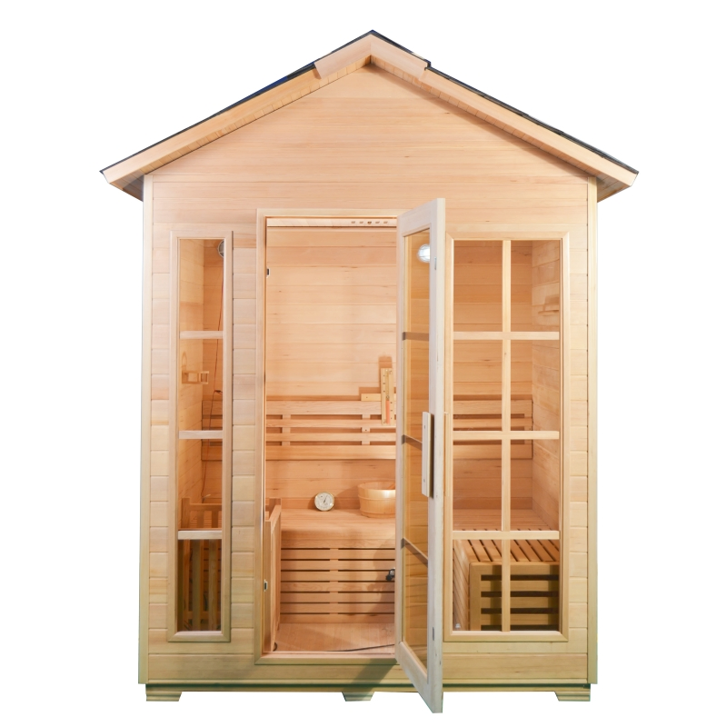 Портативная уличная сауна из дерева