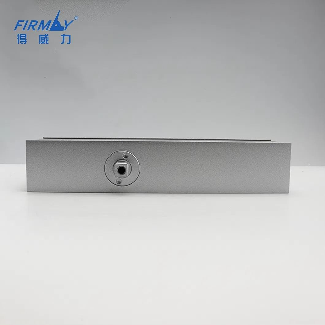 High Quality Aluminium Material Square Shape Hold Open Hardware Sliding Door Closer Factory