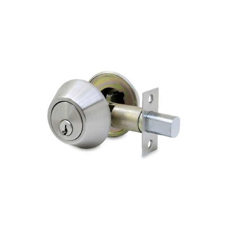 Door Security Hardware Zinc Alloy Single Round Deadbolt Lock