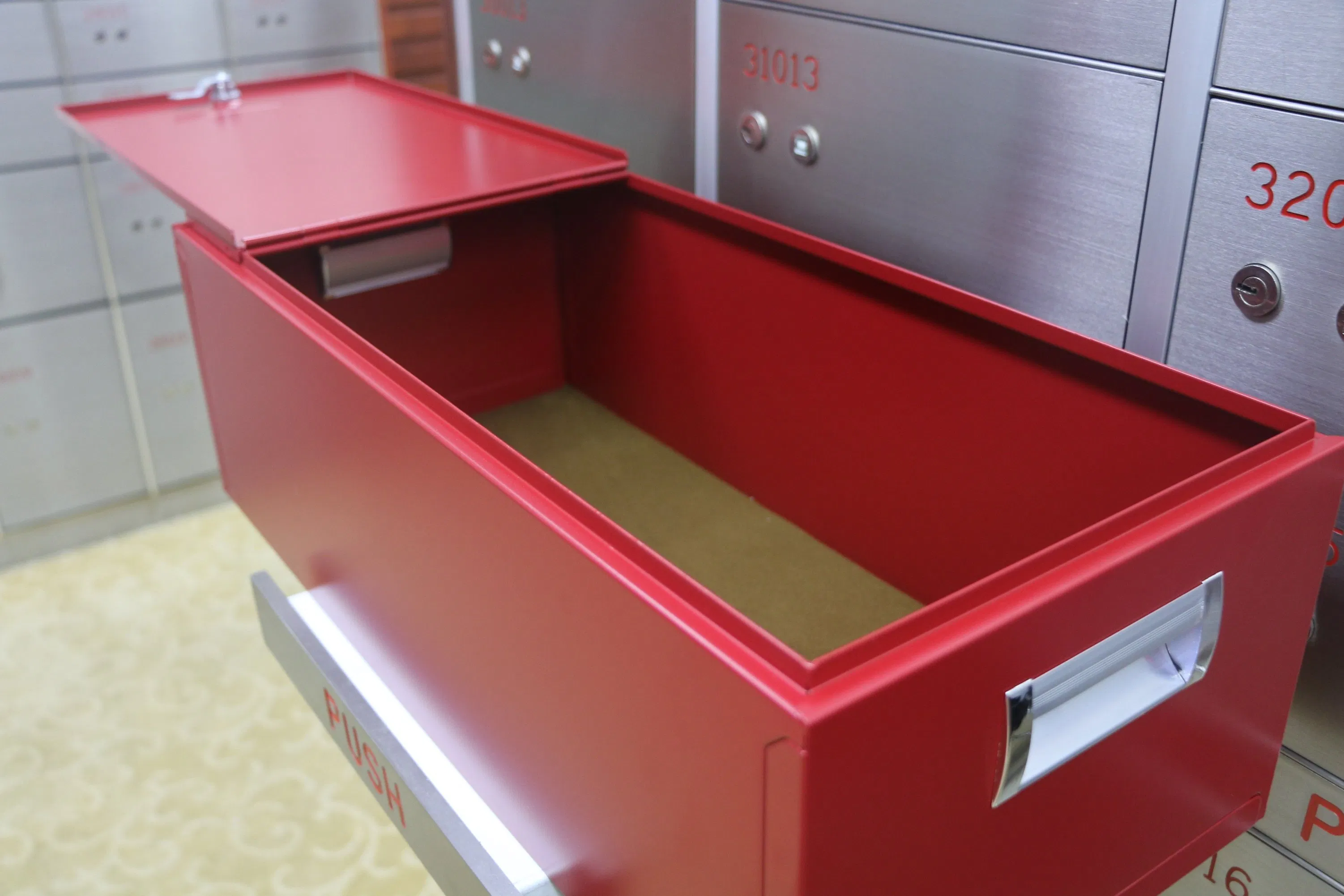 Steel Plate Inner Box with Powder Coating for Safe Deposit Box Use
